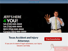 Tablet Screenshot of jeffdavislawfirm.com